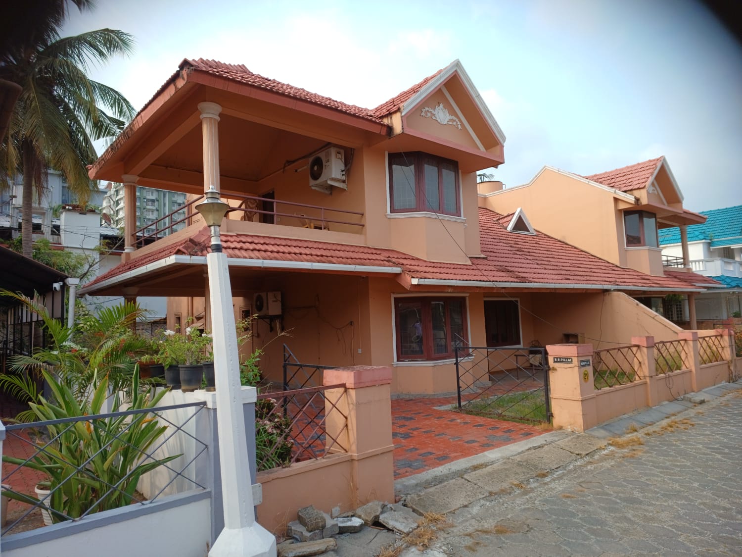 11.6 cents with old twin house in Premium gated villa