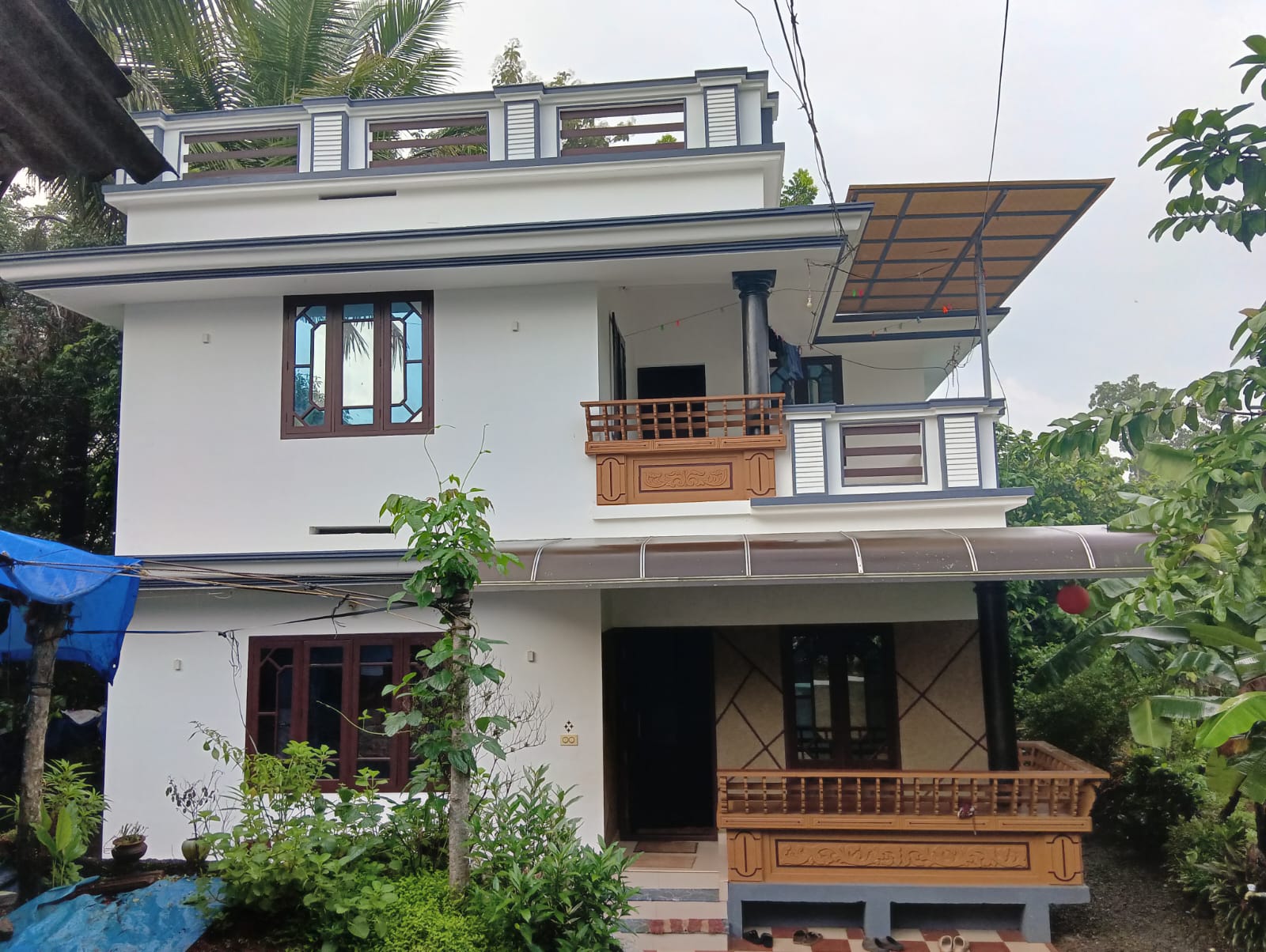 1450sqft 4BHK House with18 cents of Land in Malayidamthuruthu