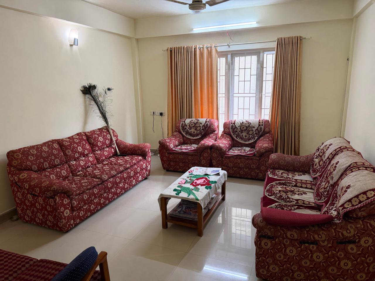1500sqft 3BHK Fully furnished Apartment - for rent in Vyttila, Kochi ( Ernakulam ), Kerala