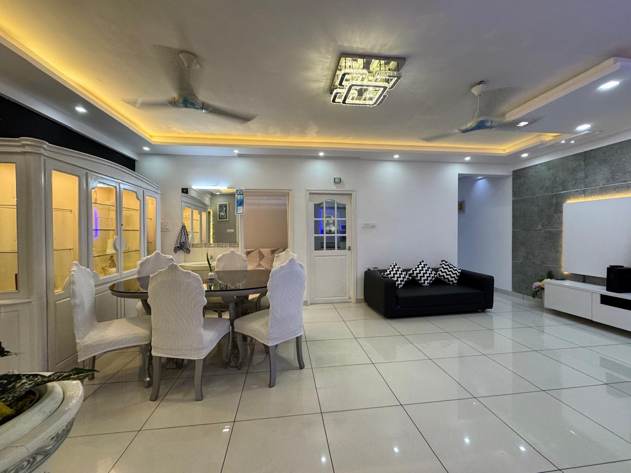 1567sqft 3BHK Fully furnished Apartment in SRM Road, Kaloor - for sale in kaloor, Kochi ( Ernakulam ), Kerala
