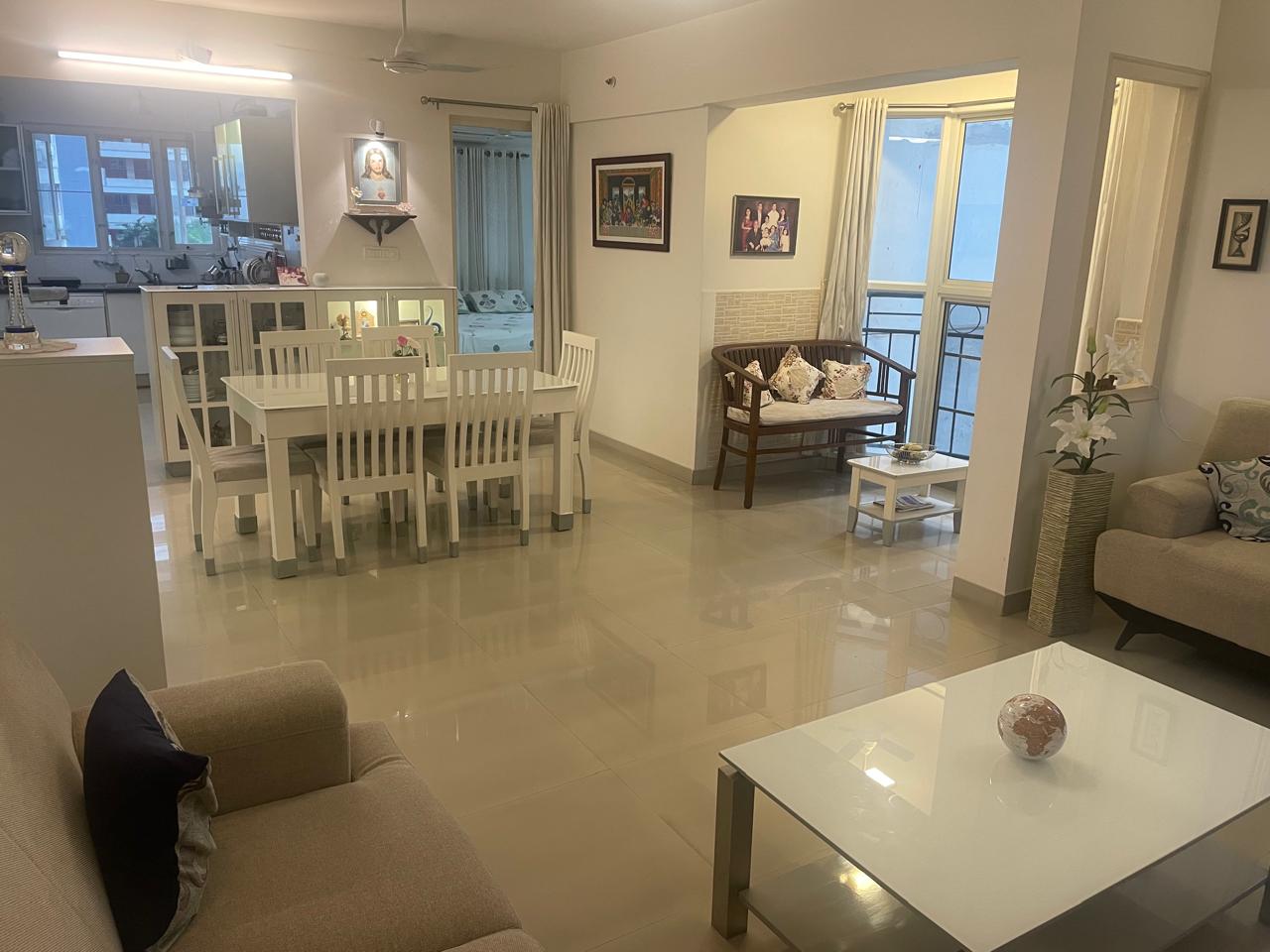 1591sqft 3BHK Furnished Flat