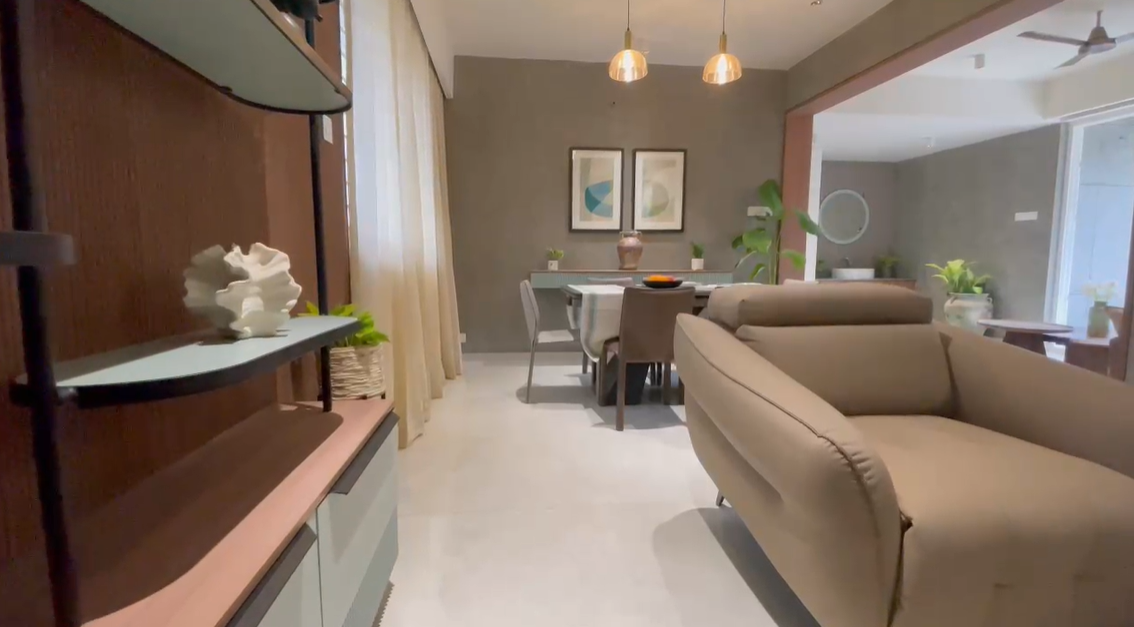 1626sqft 3bhk Semifurnished Flat