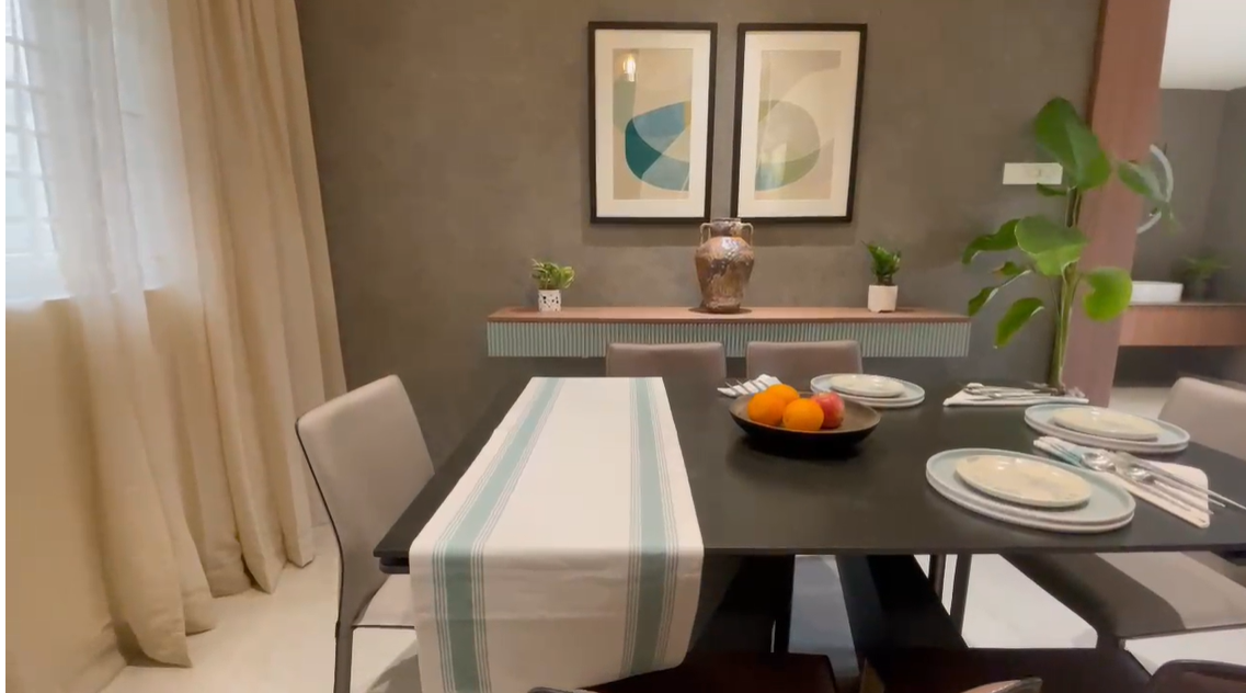 1626sqft 3bhk Semifurnished Flat