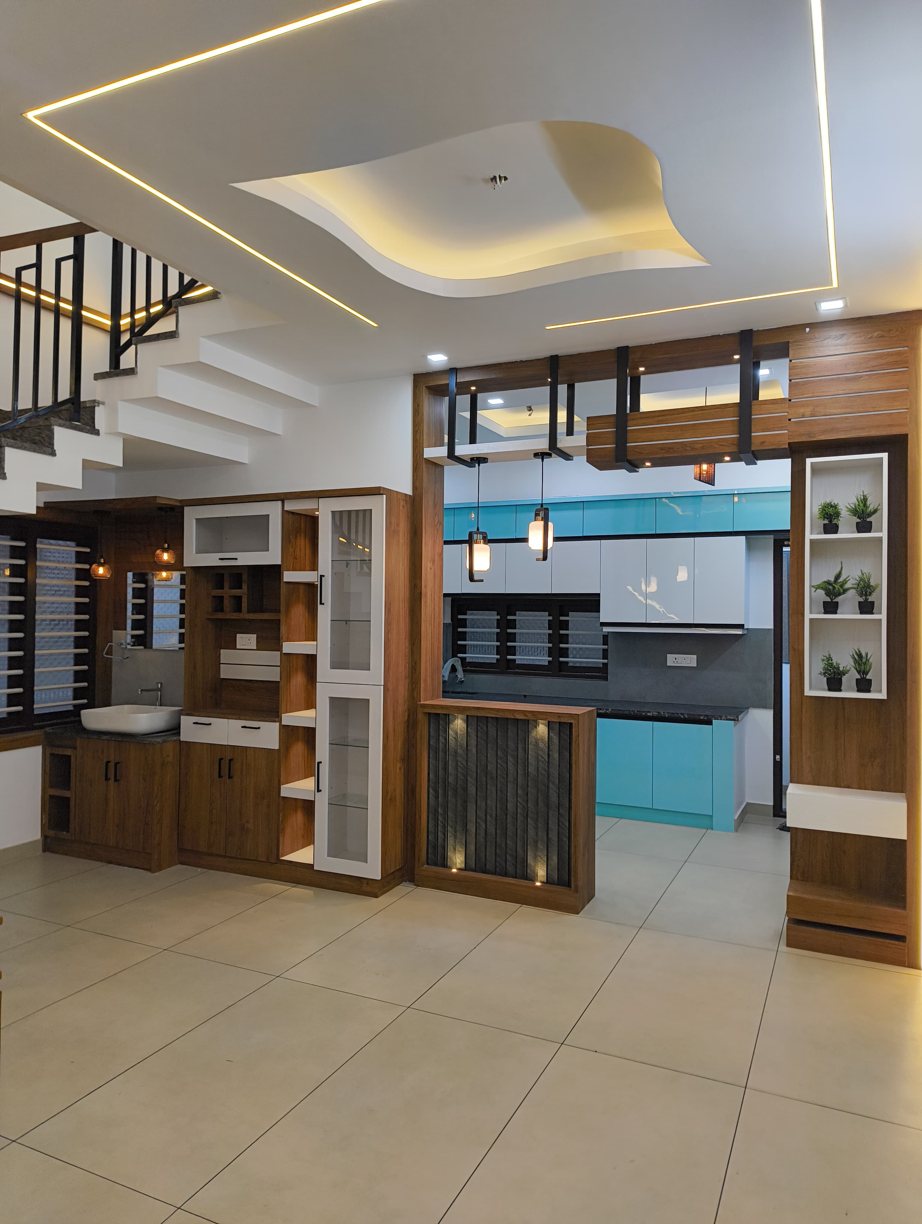 2000sqft 3BHK Semifurnished New House with 4.250 cents of Land