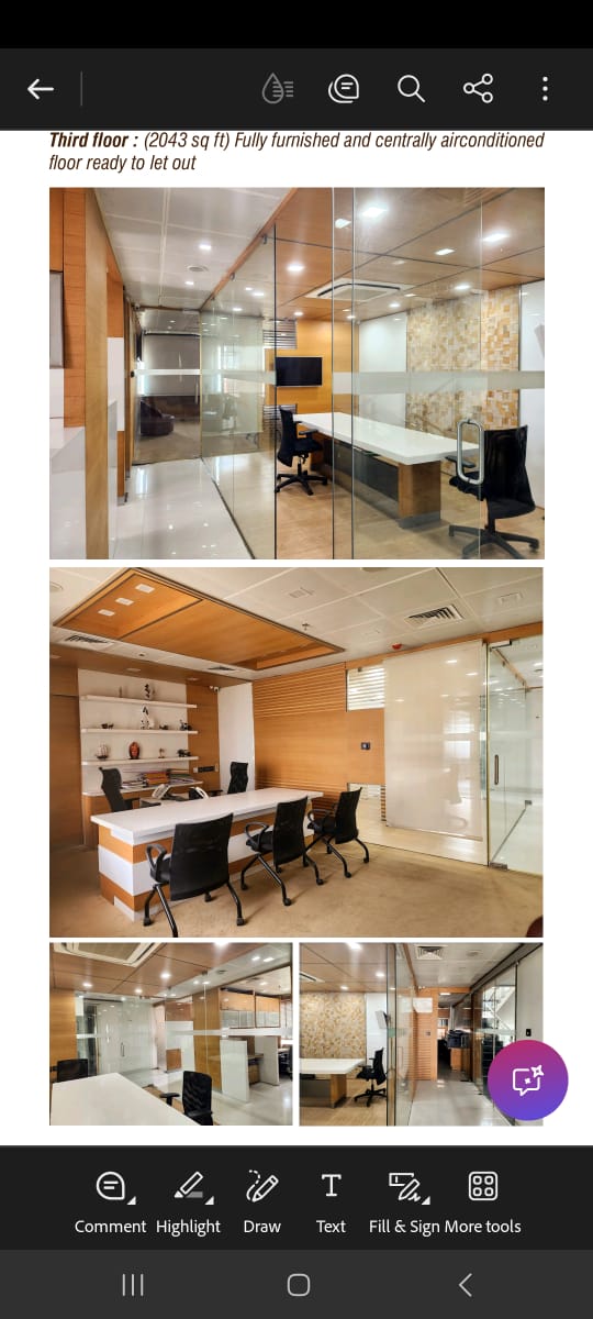 2194sqft Fully Furnished office space in Bypass, Palarivattom