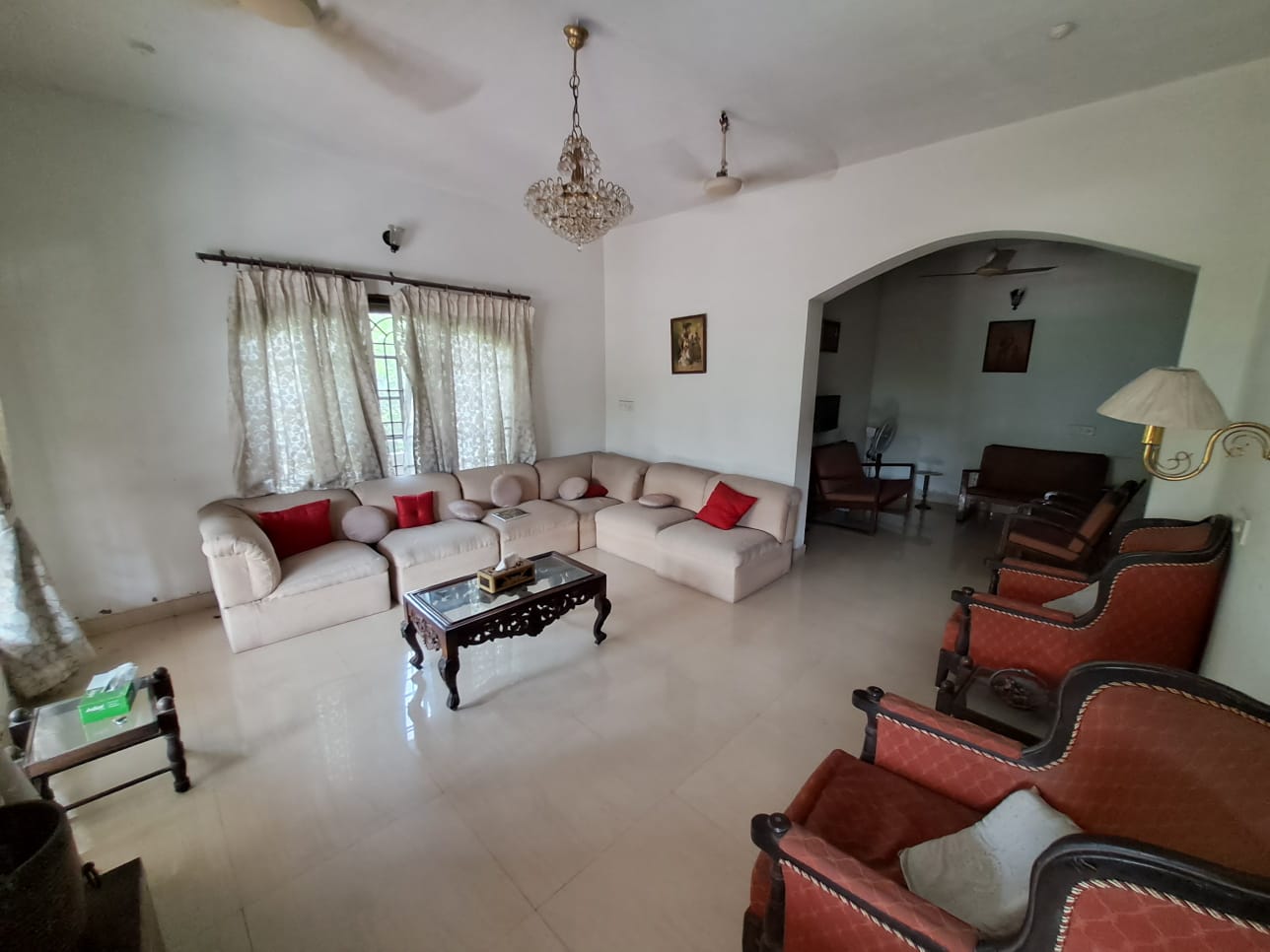 3340sqft 5BHK Semifurnished House with 6.670cent of Land