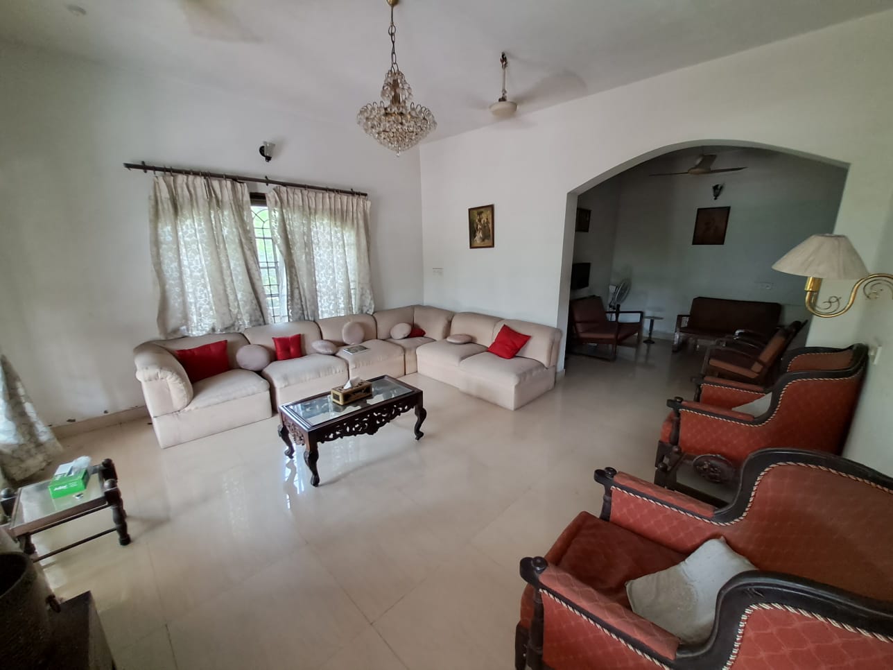 3340sqft 5BHK Semifurnished House with 6.670cent of Land