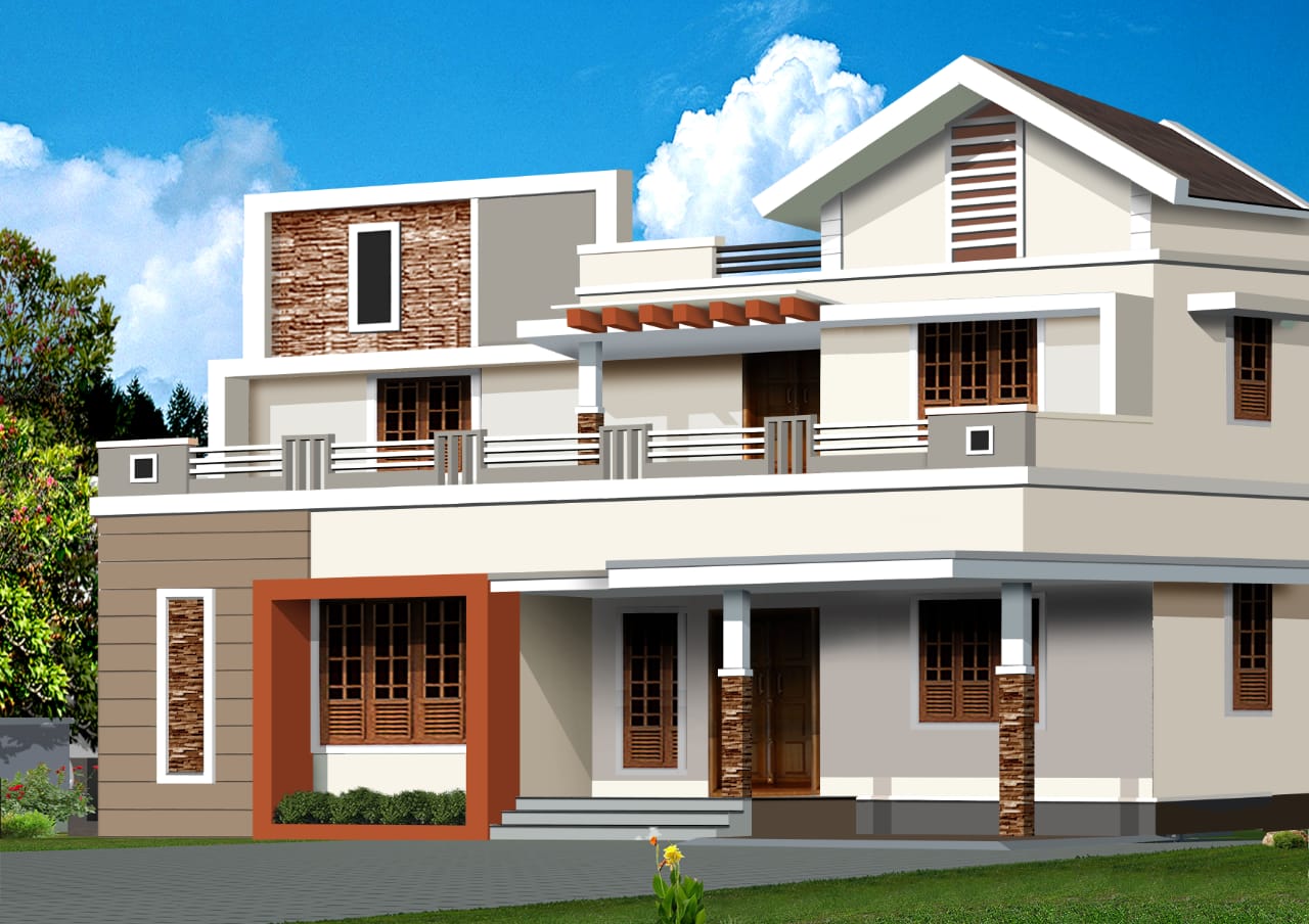 2000 Sqft Brand New House on 5 cent land for sale. - for sale in Pallikkara, Kochi ( Ernakulam ), Kerala