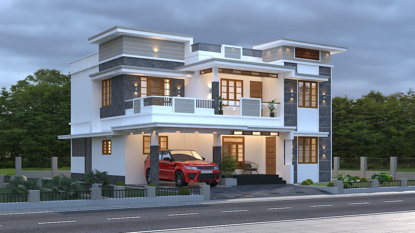 4BHK  Brandnew Posh House with 6.20Cent 2591Sqft - for sale in Pallikkara, Kochi ( Ernakulam ), Kerala