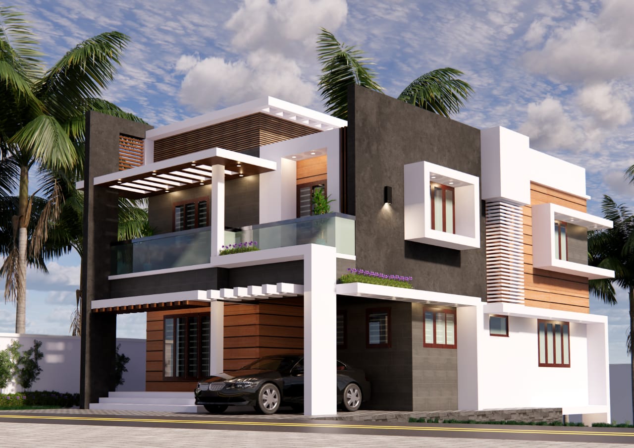 2000sqft 4 BHK Brandnew Villa in Thevakkal, Kakkanad