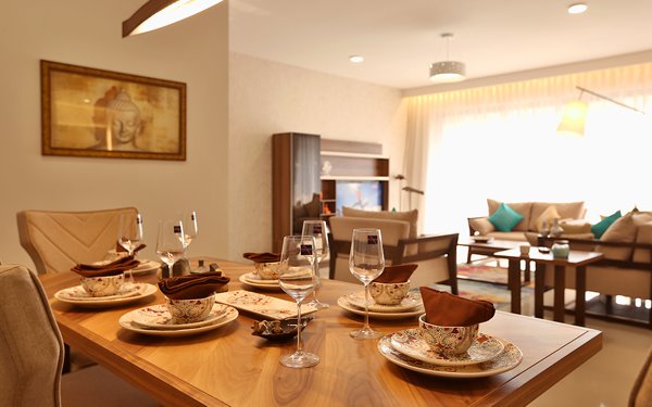 3BHK Fully Furnished Flat near M C Road, Kottayam,2150 sqft