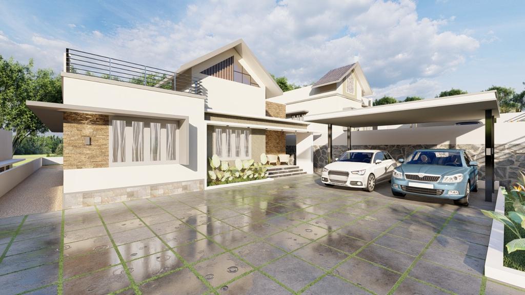3BHK Semifurnished House1550sqft - for sale in Kallampara, Kottayam, Kerala