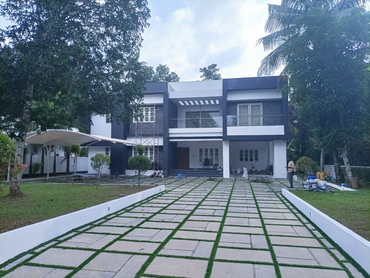 Fully Furnished Posh house with 45 cents 5500 sqft - for sale in Ammanchery, Kottayam, Kerala