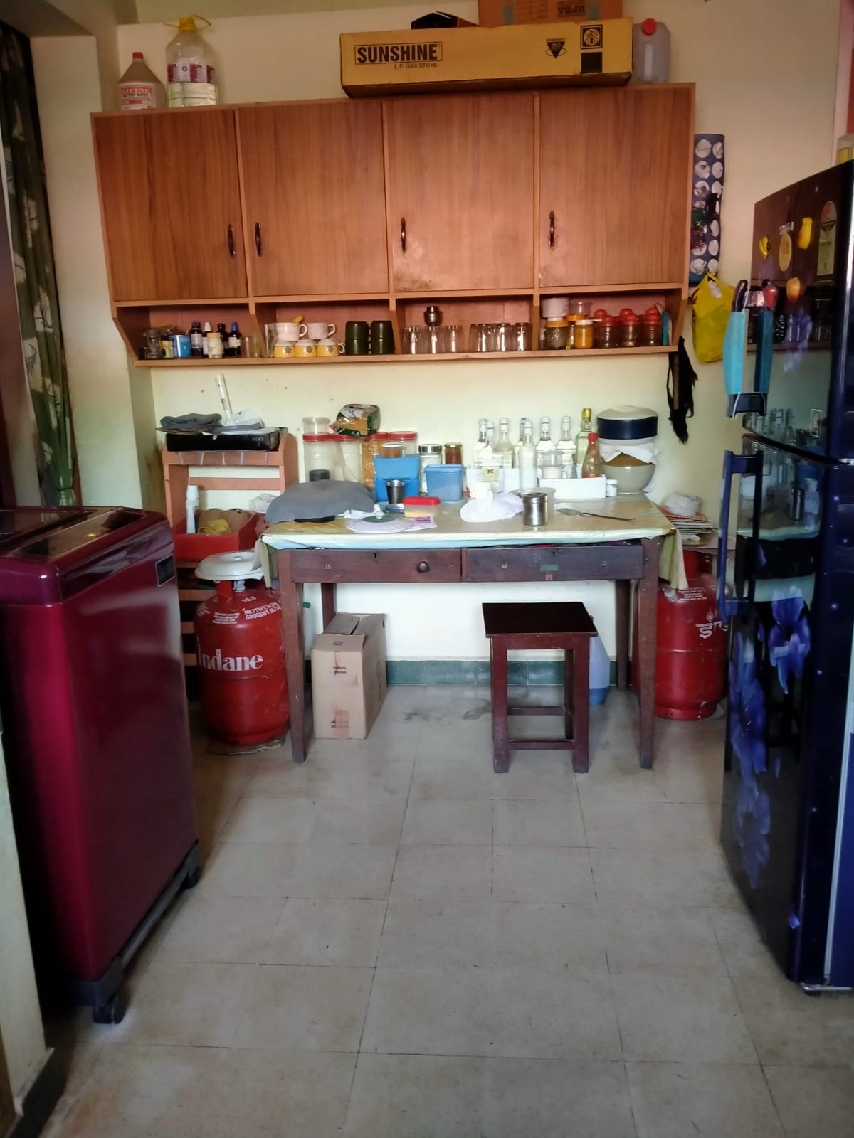 2BHK + Study Semifurnished Flat in North Janatha, Palarivattom, 1180sqft