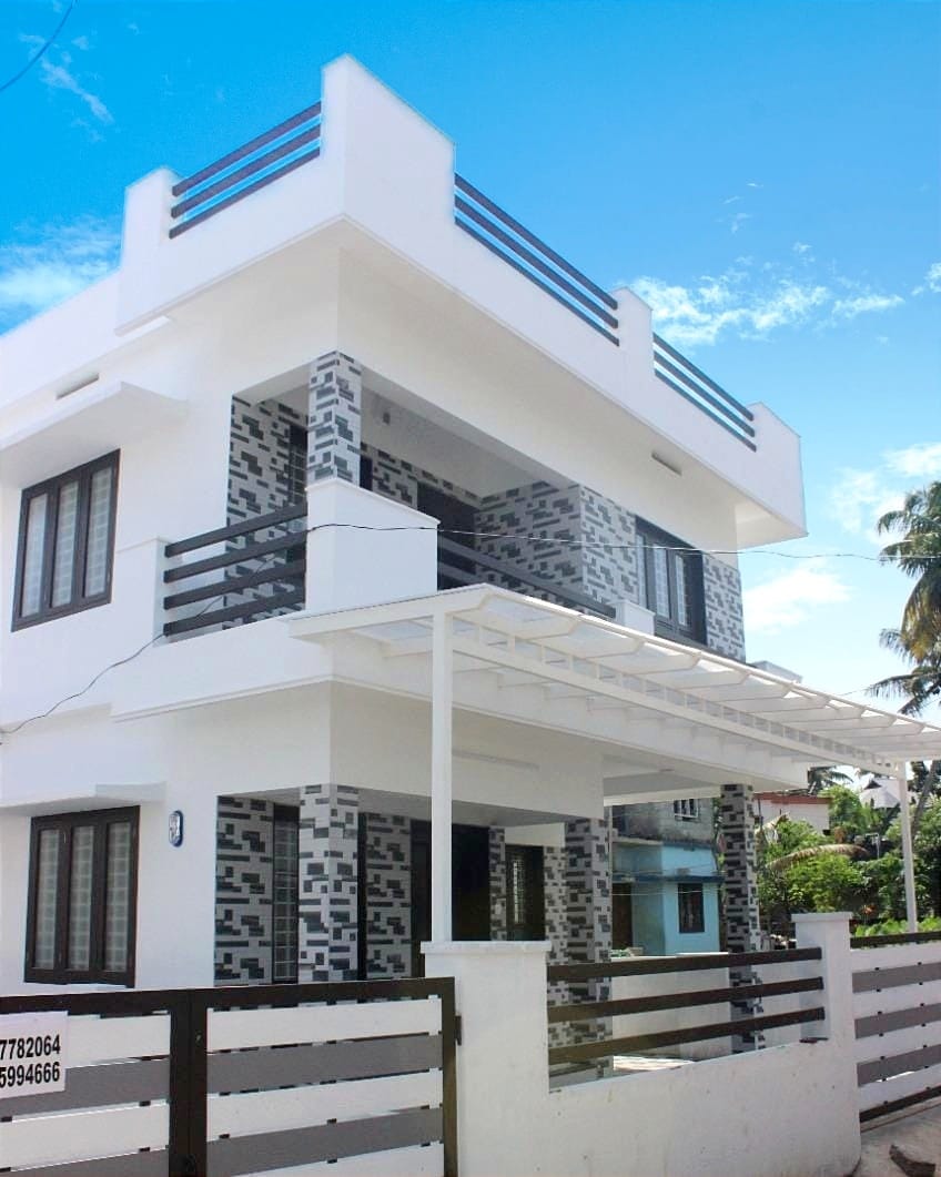 3BHK Semi furnished House with 2.75 cents1375 sqft