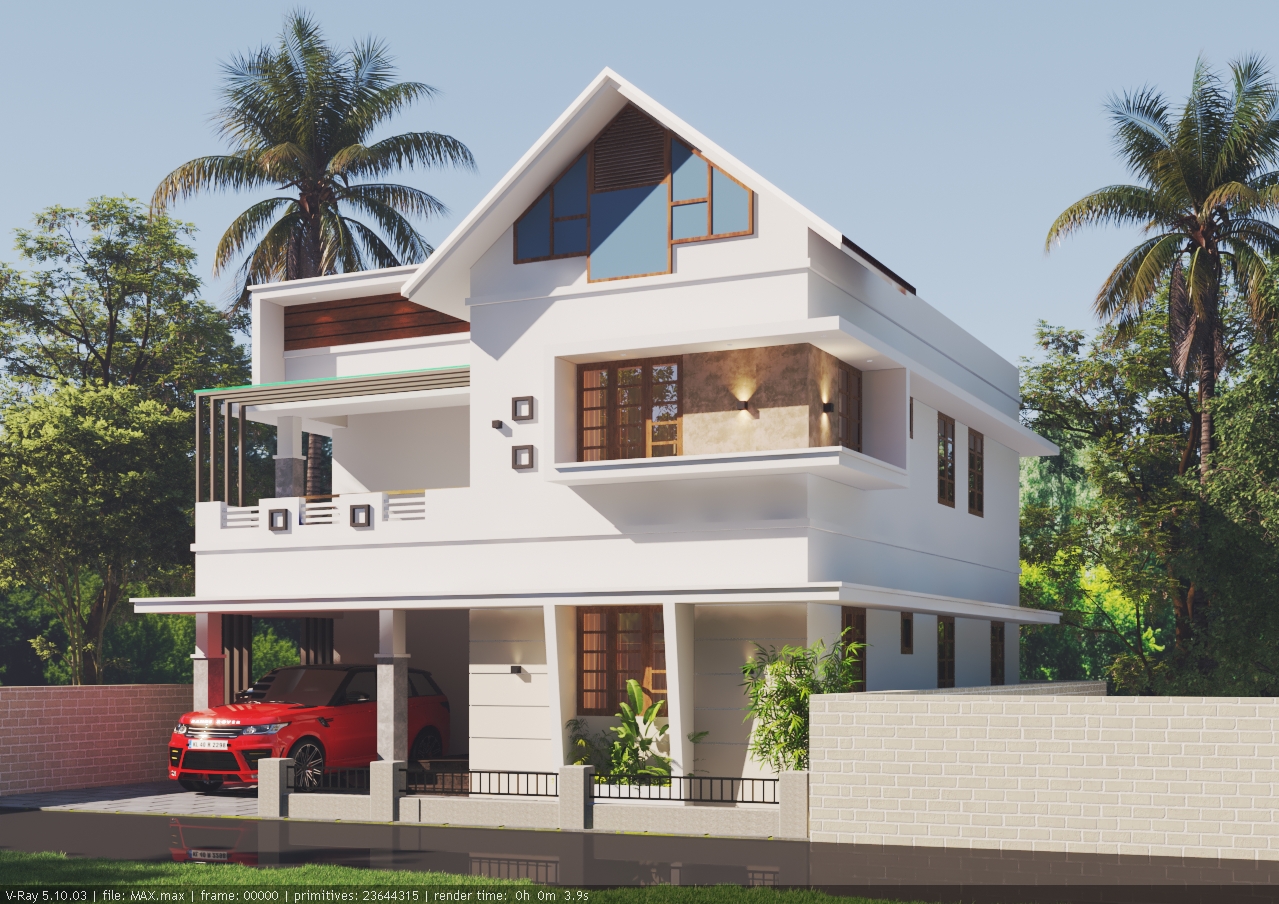 3BHK Brand-new House with 4.75cent1750sqft