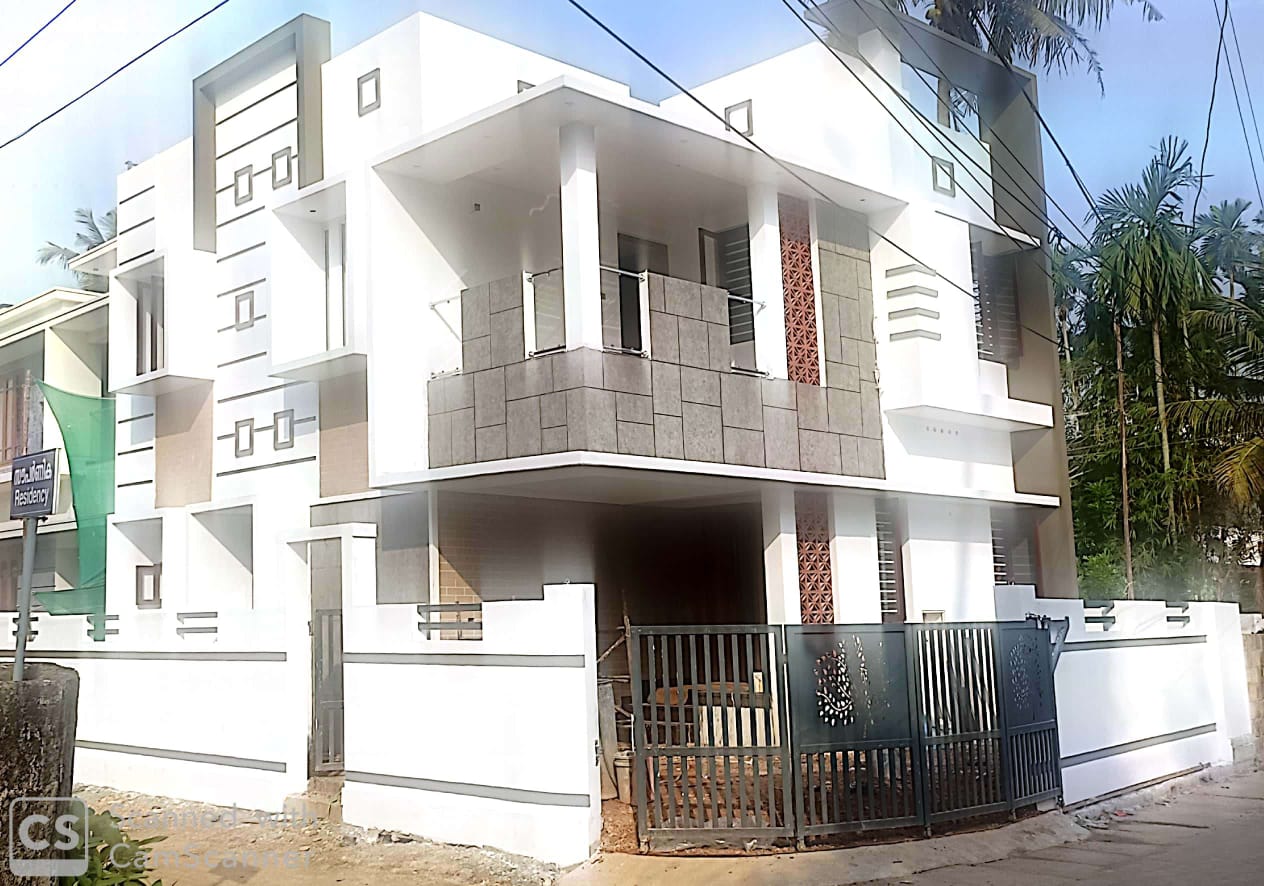 3BHK Semifurnished House with 3cent Land1550sqft - for sale in Eroor, Kochi ( Ernakulam ), Kerala