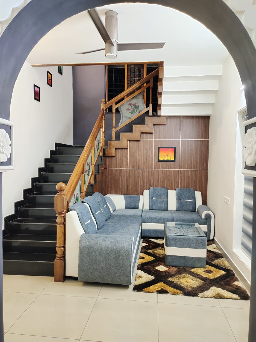 3BHK Fully Furnished House with 3cent, 1550sqft